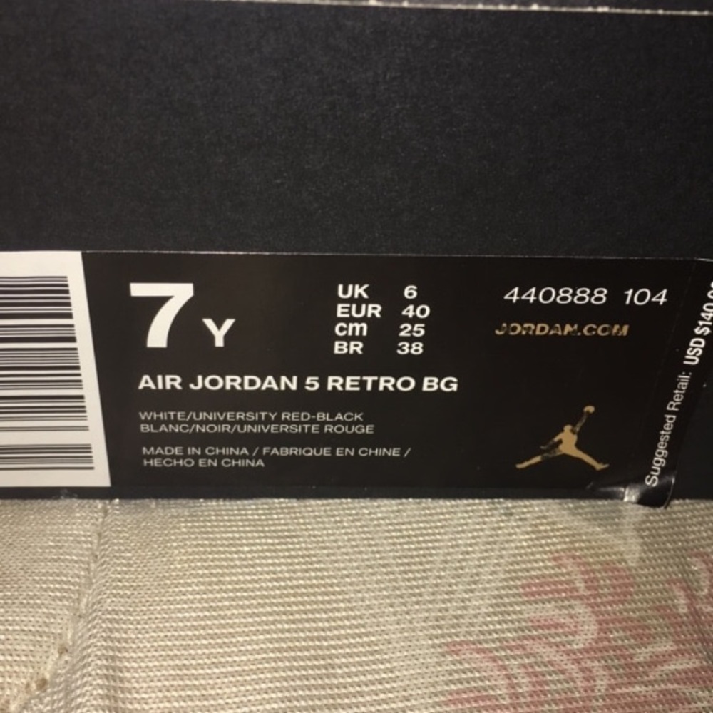 Selling Jordan 5